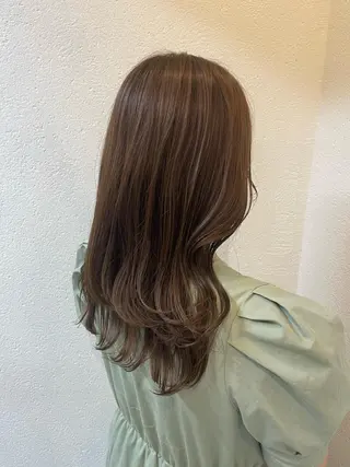 ロング カラー PUUR所属・🍒鈴木 エミリ🍒のヘアスタイル