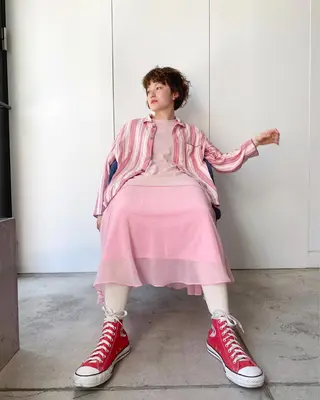 ショート カラー パーマ ヘアアレンジ メンズ パーマスタイル🔅 sayacaのヘアスタイル