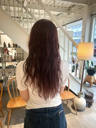 ロング カラー 篠原 若奈のヘアスタイル