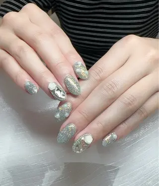 ネイル AmorBeauty 長さだしのネイルデザイン
