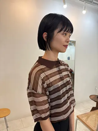 ショート NOUN所属・eri kinjoのヘアスタイル