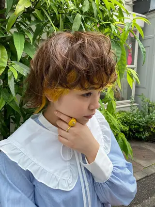 ミディアム カラー 20代、30代からの おしゃれ🍃笹岡航太のヘアスタイル