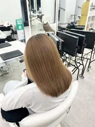 ロング 🌈藤沢💎艶カラー 🌈艶トリートメントのヘアスタイル