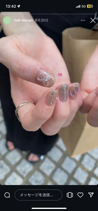 ネイル CLEAR NAIL所属・nailist yukiのネイルデザイン