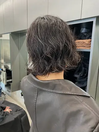 ショート パーマ 村田 りょうやのヘアスタイル