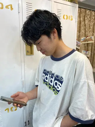 パーマ メンズ YURAGI🌿 SAKIのヘアスタイル