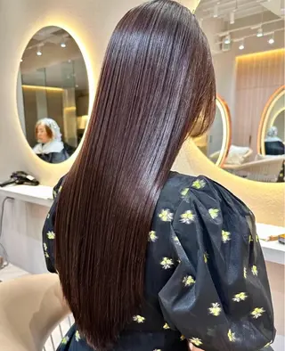 ロング 透明感カラー カラー/坂口心都のヘアスタイル