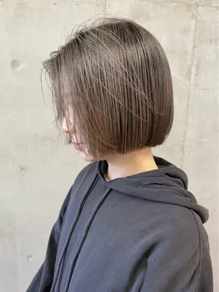 ショート カラー SALT WATER所属・🫐 𝐌𝐚𝐨 🫐ボブモデル募集のヘアスタイル