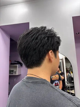 ショート メンズ マツザキ メグミのヘアスタイル