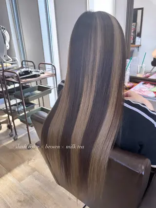 セミロング Le.Jardin hair produce所属・Le.jardin 假屋未来のヘアスタイル