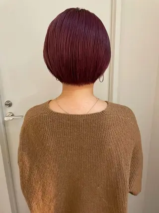 ショート カラー 江上拓郎/ショート /酸性ストレートのヘアスタイル