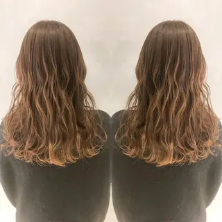 セミロング 長谷川 沙紀のヘアスタイル