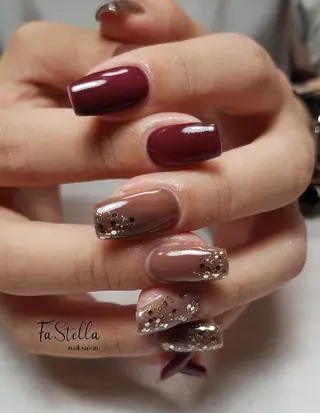 セミロング ネイル Fa.Stella ファステラ のネイルデザイン