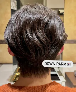 パーマ メンズ ブリーチ・ツヤ髪特化 レイヤー🥝ルナのヘアスタイル