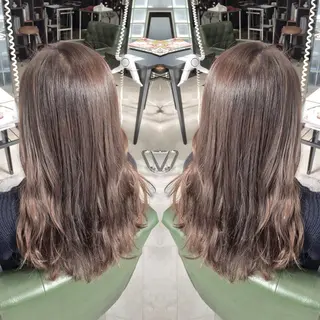 ロング カラー パーマ ヘアアレンジ tocca所属・毎月通える価格♪ 杉本真基のヘアスタイル