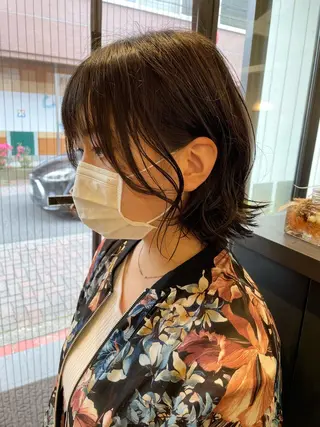 ショート パーマ 細沼 葵のヘアスタイル