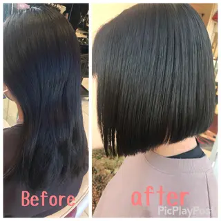 ミディアム 下條 真のヘアスタイル