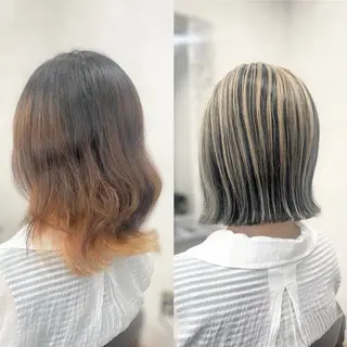 ミディアム カラー _White所属・ＳＨＩ ＺＵのヘアスタイル