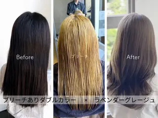 セミロング SARAJU 仁川店【カラー特化】のヘアスタイル