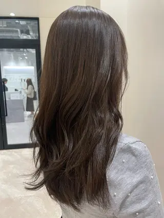 セミロング カラー miyu/完全個室 /髪質改善のヘアスタイル