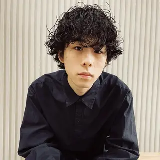 パーマ メンズ MAI メンズカット 募集👦🏻🦖のヘアスタイル