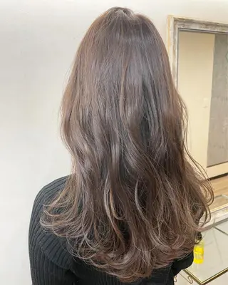 セミロング カラー TOWA 野村　コウダイのヘアスタイル