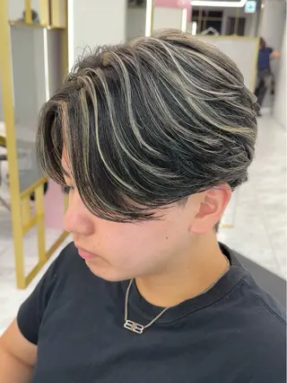 カラー メンズ メンズカット ‪‪/メッシュのヘアスタイル
