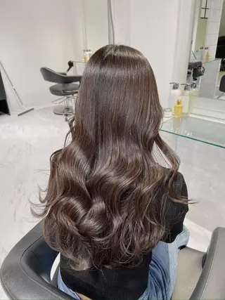 カラー ❤︎横浜❤︎うる艶 透明感カラー❤︎のヘアスタイル