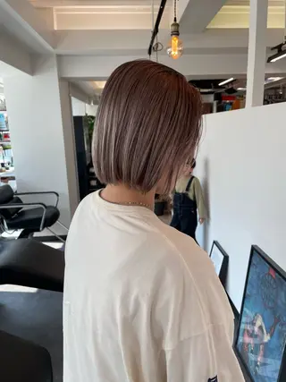 ショート カラー パーマ ヘアアレンジ メンズ キッズ ネイル マツエク・マツパ アイブロウ ゆうか/ カットモデル募集のヘアスタイル