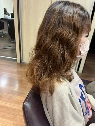 パーマ スタジオノル パーマ🌀あやなのヘアスタイル