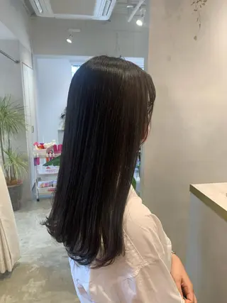 ロング カラー 上原 みちるのヘアスタイル