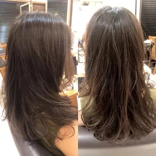 ロング パーマ 柏/春日竜次 /髪質改善縮毛矯正のヘアスタイル