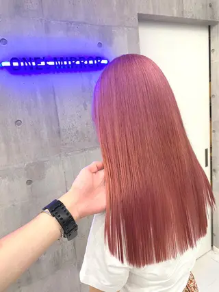 ロング ハイトーン×エクステ 💞くるみのヘアスタイル