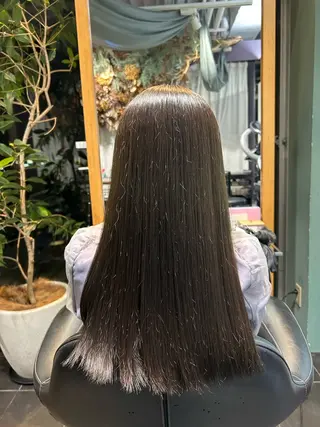 ロング カラー 木下 隼優斗のヘアスタイル