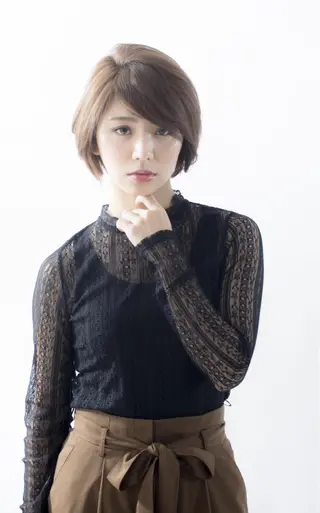 ショート Agu hair rupia 金沢店所属・金沢美容室/ 艶髪/夜営業/JINのヘアスタイル