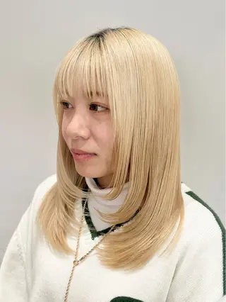 ロング 暖色カラー/似合わせ カット/名古屋/辻のヘアスタイル