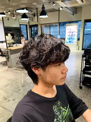 パーマ メンズ 金山/メンズカット/ パーマ/木澤 航のヘアスタイル