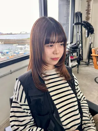 セミロング BATON. ノウラマナのマツエク・マツパデザイン