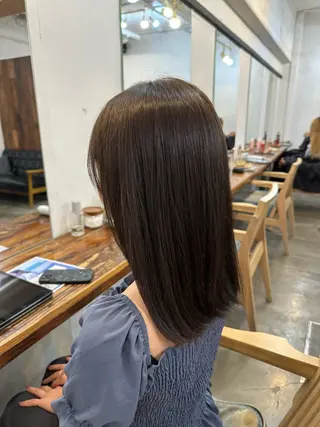 セミロング カラー カットモデル募集中/ たなかはやとのヘアスタイル