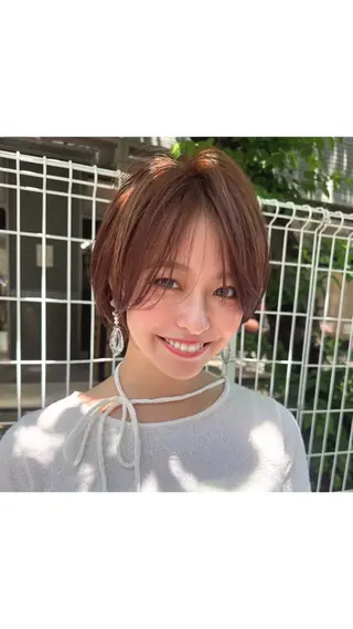 ショート カラー 🌟TOSHI/透明 感カラー/ショートのヘアスタイル