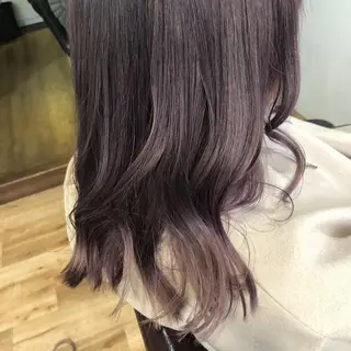 ミディアム カラー 垢抜けハイトーン×ブ ロウリストAZUKIのヘアスタイル