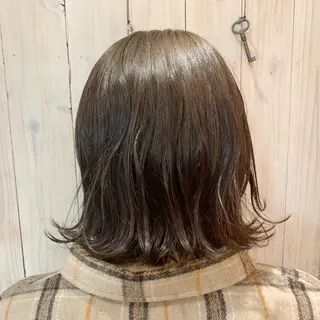 ミディアム “ととのう”ヘッドス パ🌿本多麻亜優のヘアスタイル
