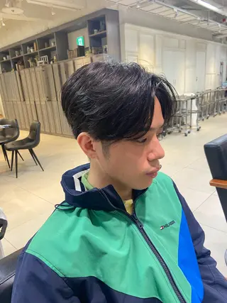 メンズ メンズカット/韓国 ウルフ/毛流れのヘアスタイル