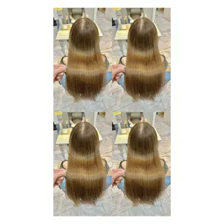 ロング カラー 髪質改善/縮毛矯正/ 韓国ヘア/店長敦士のヘアスタイル