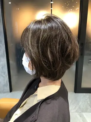 ショート カラー 杉田 一浩のヘアスタイル