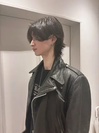 ショート garage.所属・吉田 慎冴/メンズパーマのヘアスタイル