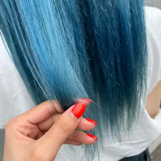 ロング カラー 馬場 瑞穂のヘアスタイル