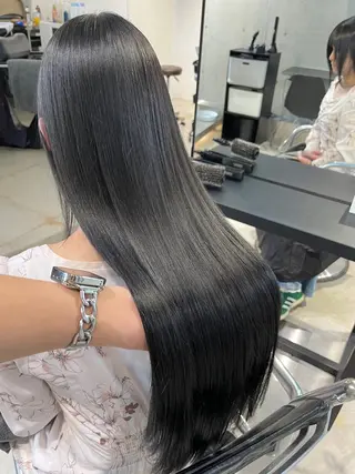 ミディアム カラー パーマ ヘアアレンジ 🌸グレージュ/ ベージュ🌸yutaのヘアスタイル