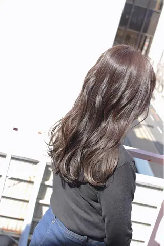 ロング カラー 土居 正季のヘアスタイル