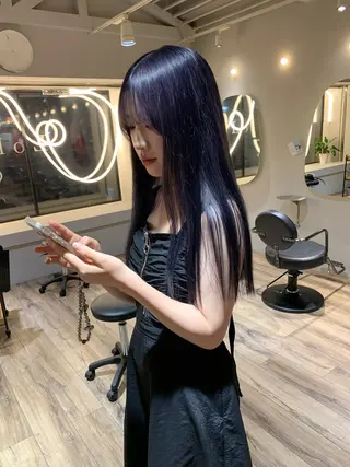 ロング カラー ブリーチ/アレンジ 天満/chihiroのヘアスタイル